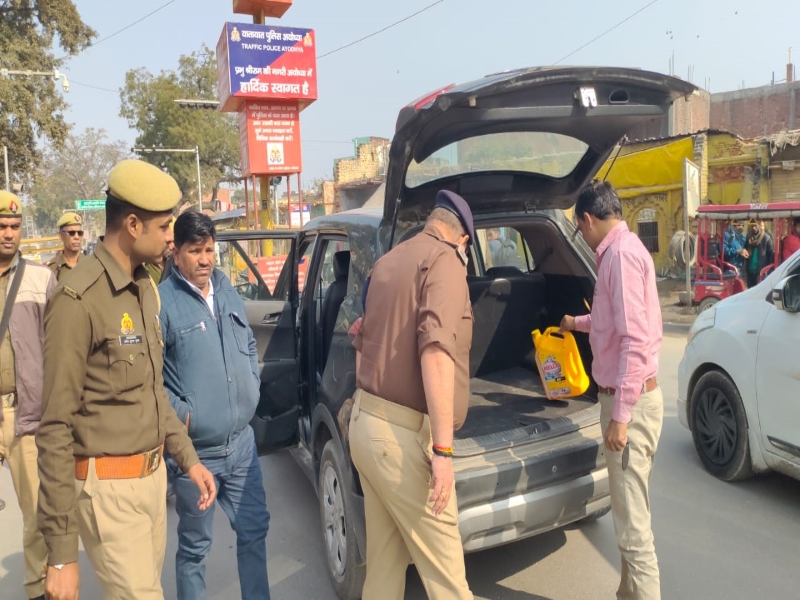 whatsapp image 2023 01 16 at 17.23.41 - दिल्ली में आतंकियों की गिरफ्तारी के बाद अयोध्या रेड अलर्ट, जुड़वा शहर में चलाया जा रहा है सघन चेकिंग।