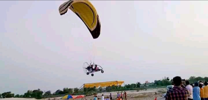 IMG 20230529 144653 550 - अयोध्या में शुरू हुई पवार पैराग्लाइडिंग।