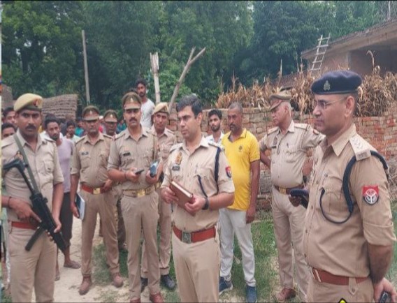 IMG 20230721 001859 341 - एसएसपी ने घटनास्थल का किया निरीक्षण, चार आरोपी को किया गिरफ्तार।