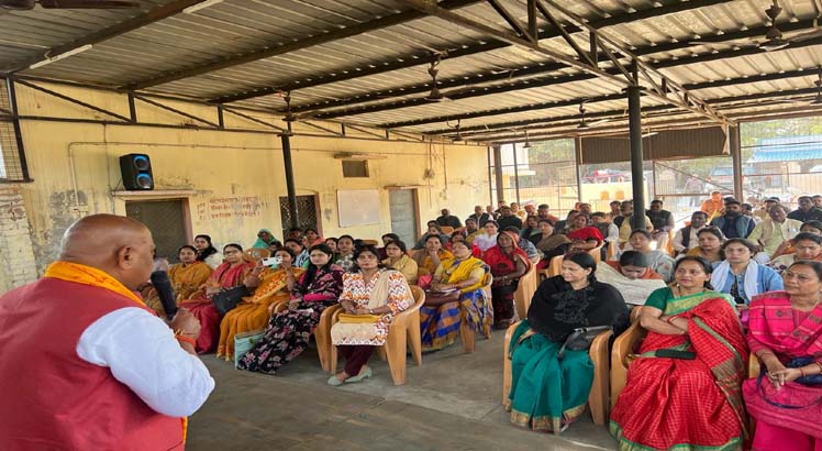 BJP organized a conference of women associated with NGOs - भाजपा ने आयोजित किया एनजीओ से जुड़ी महिलाओं का सम्मेलन।