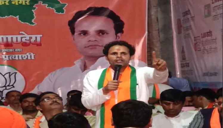 BJP Lok Sabha election office inaugurated in Jalalpur and Tanda with havan and puja - हवन-पूजन अर्चन के साथ जलालपुर व टांडा में भाजपा लोकसभा चुनाव कार्यालय का हुआ शुभारंभ।