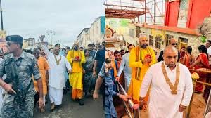 images 6 - अयोध्या पहुंचे बिहार के उपमुख्यमंत्री सम्राट चौधरी, भगवान राम को समर्पित किए बाल।